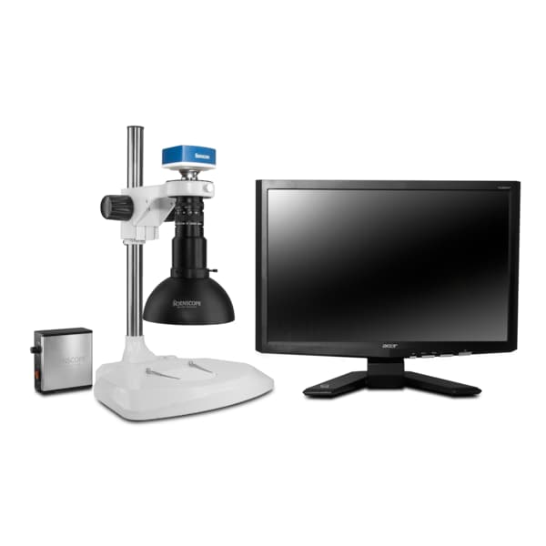 Macro Digital Inspection System With Dome LED Light On Lab Stand